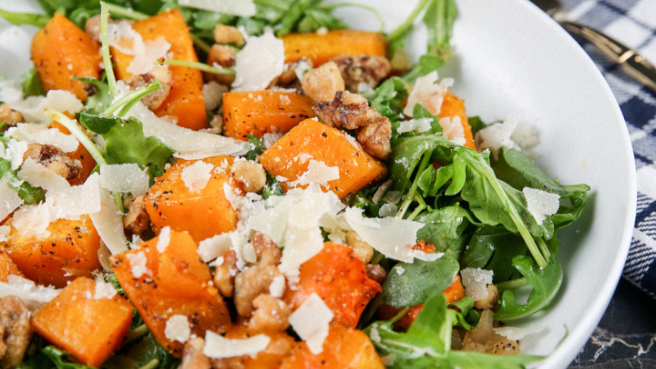 Roasted Butternut Squash and Arugula Salad Aviva Romm, MD
