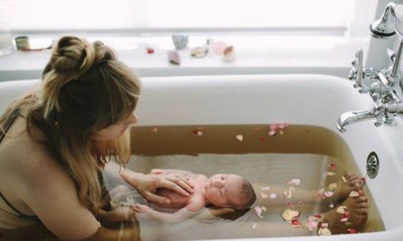 postpartum bath